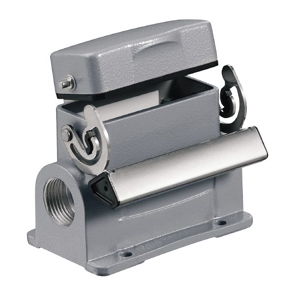 Sockelgehäuse Längsbügel Alu Klappd IP66 80x69,5x75,9mm seitl