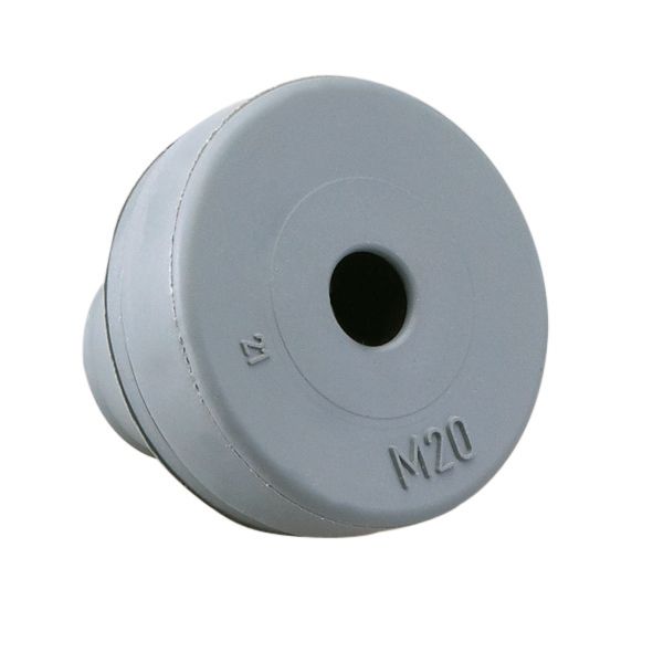 Kabeleinsteckstutzen IP66 Ø16mm 5-10mm si-gr hfr silbergrau offen