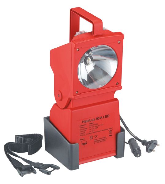 Handscheinwerfer 10/3,2W AccuLux 230V Halogen/LED IP44 Geeignet für Notlicht