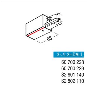 End-Einspeisung rechts ws 3p 110mm