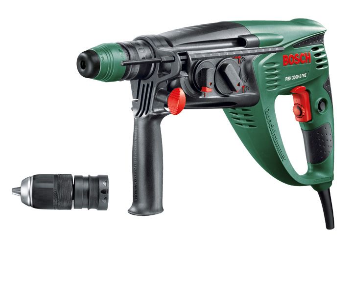 Bohrhammer 750W SDSplus 3,3kg Holz&#x3D;Ø30mm Beton&#x3D;Ø26mm Stahl&#x3D;Ø13mm 2,8J