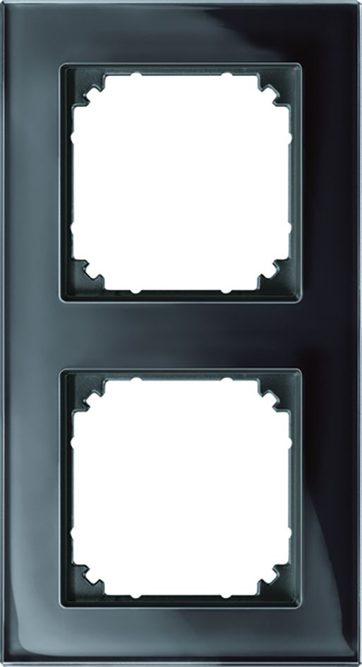 Rahmen 2f bws glz M-PLAN Glas f.GEB-K Unterputzmontage
