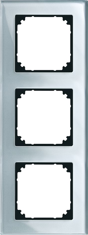 Rahmen 3f bws glz M-PLAN Glas f.GEB-K Unterputzmontage
