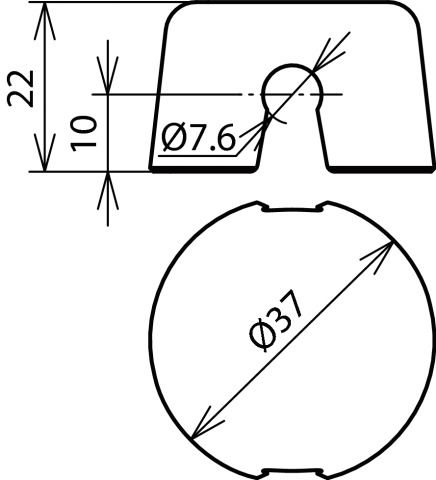 Montagematerial Kst unbeh