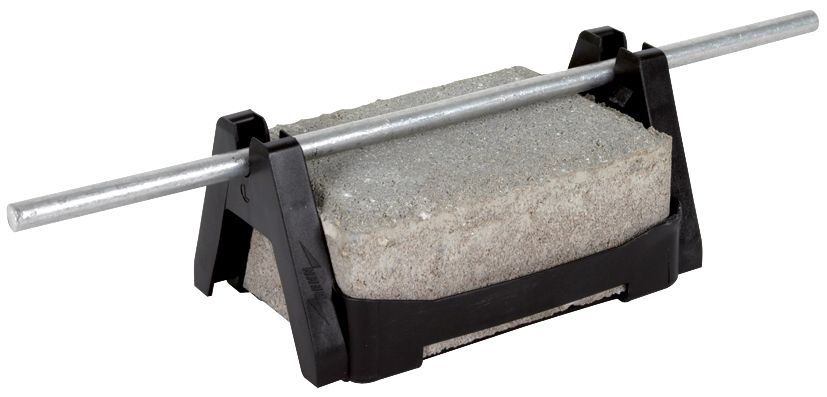 Dachleitungshalter Ø8mm Flachd m.Clip klemmb Kst Beton 141mm