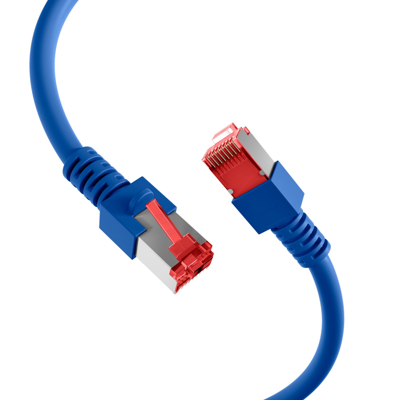 Patchkabel Cat6 0,5m bl S/FTP RJ45 AWG26