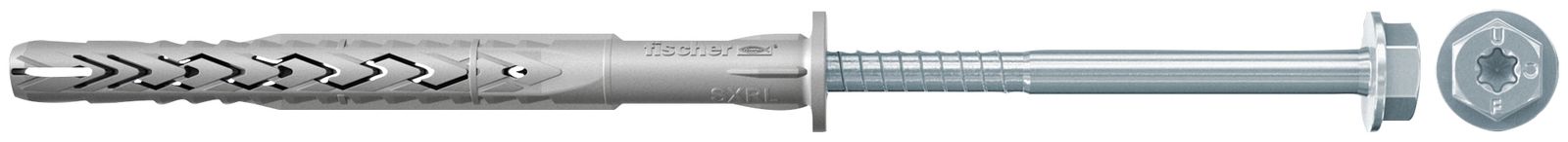 Spreizdübel Ø14x100mm Kst m.Schraube Nylon 115mm Ø10mm m.Rand f.Gasbeton