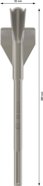 Maschinenmeißel Flügelmei SDSmax 35x380mm