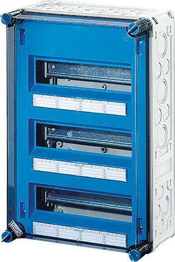 Automatengehäuse AP 3x12TE Kst IP65 REG 300x450x170mm ET93mm