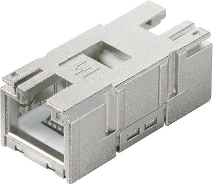 Adapter RJ45 RJ45 Buchse Schirm