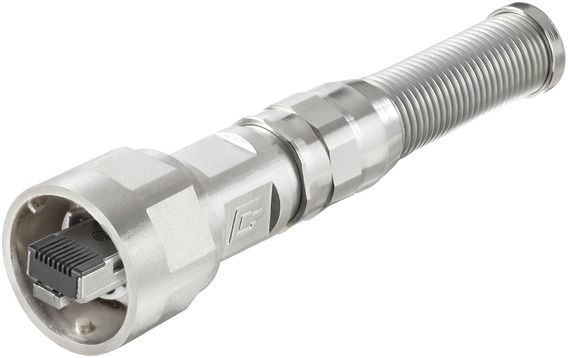 Modular-Stecker Cat6A RJ45 26-22AWG si Feldkonf Schirm