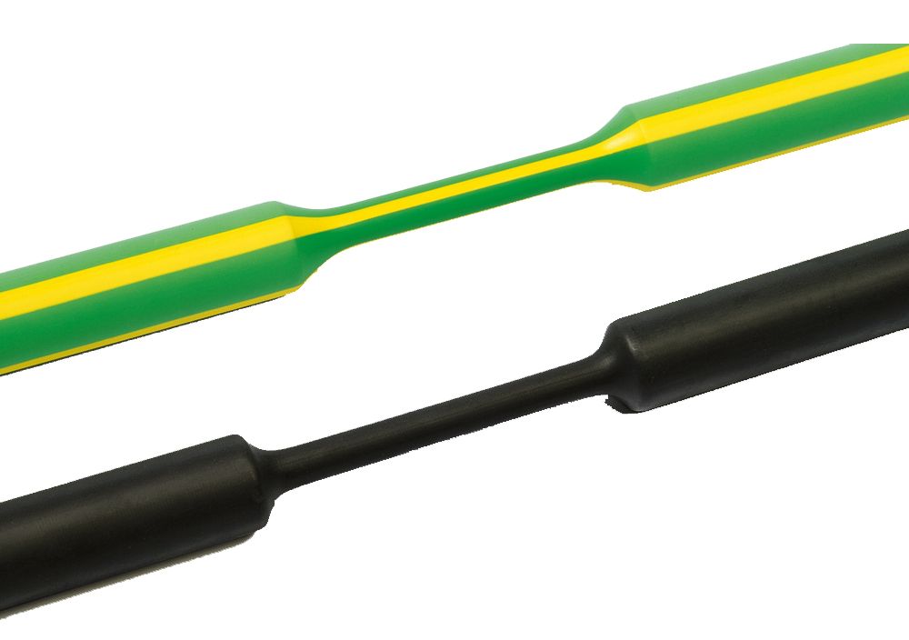 Schrumpfschlauch dünnw L1m Ø1,5/0,5mm sw 3:1 -55-135°C Polyolefine (PO-X)