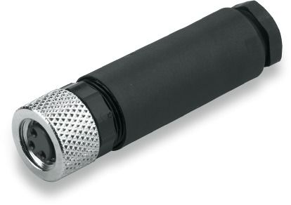 Rundsteckverbinder Buchse 4A IP67 Go ger Schraub