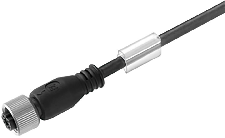 Sensor-Aktorkabel 4p 5m M12 Female ger fr.Ende Polyurethan (PUR) hfr