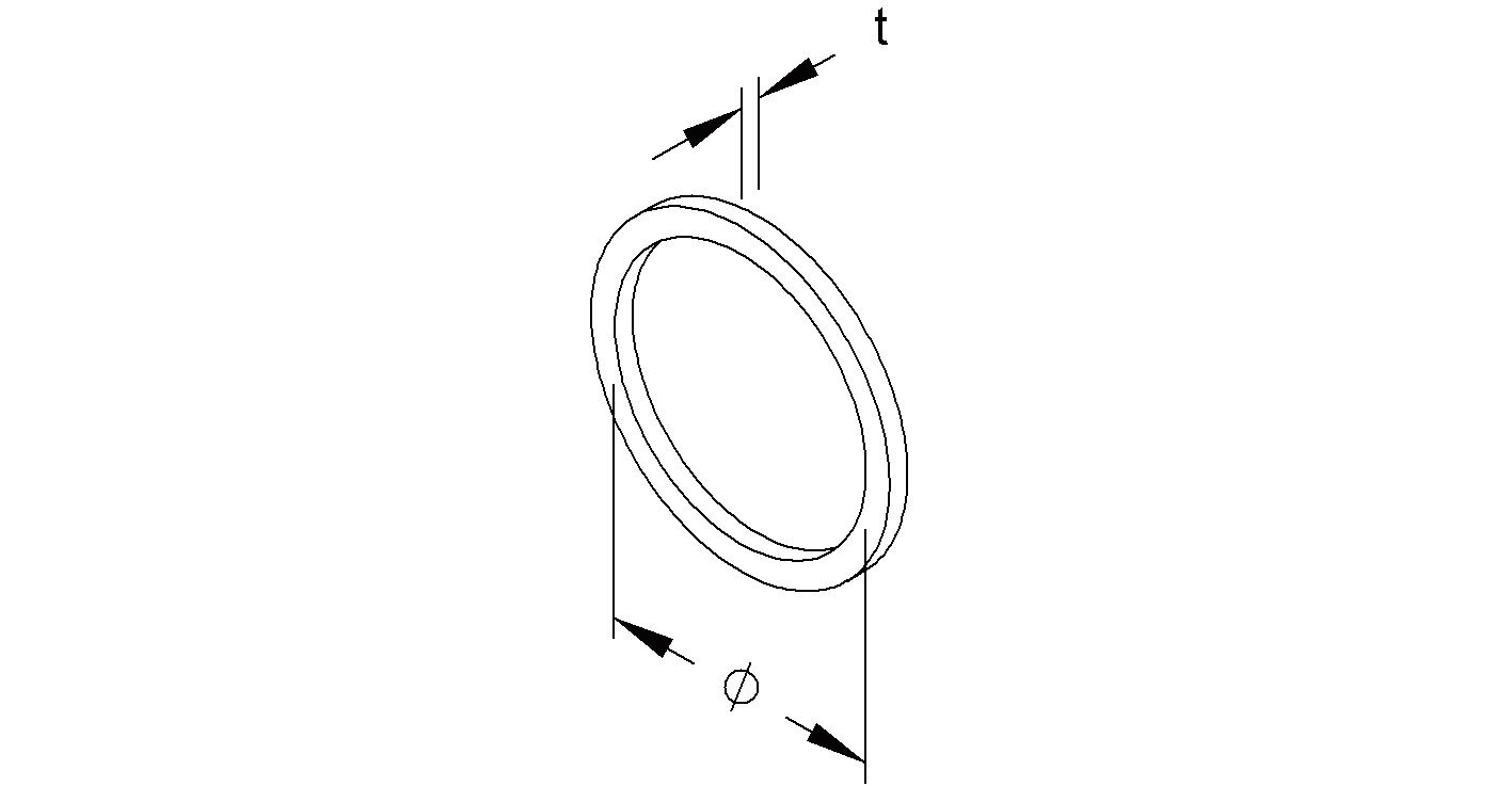 Dichtring Kst M16 2mm 1Durchf