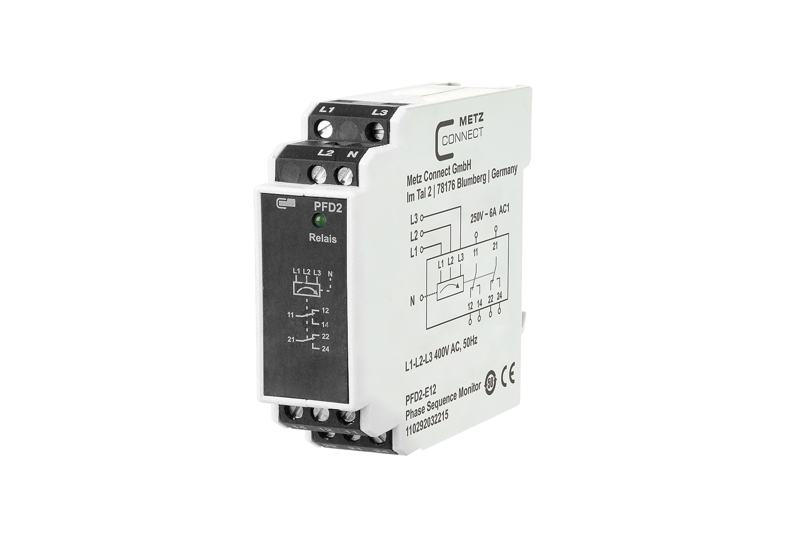 Phasenwächter AC 400V min.Ansp=5s max.Ansp=5s