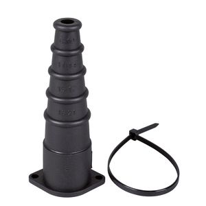 Knickschutz Koax-Typen Rundkabel sw Ø8-26mm Kst