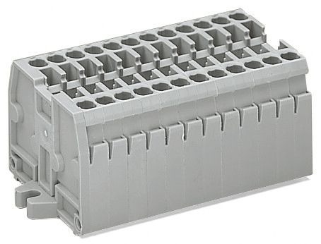 Klemmleiste 11p gr Serie 869 24A 69,5mm 0,08-4qmm Thermopl Federzugans