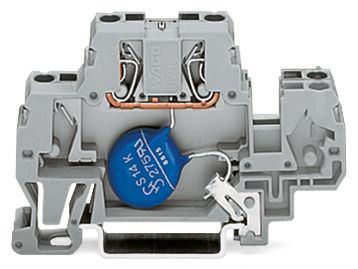 Bauelement-Reihenklemme Serie 870 1Etage 0,08-4qmm gr 20A APL_erf. Federzugans