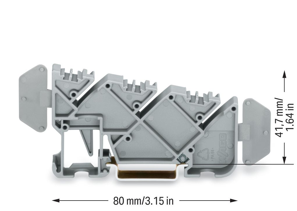 Sammelschienenträger 3p Serie 812 140A 27mm