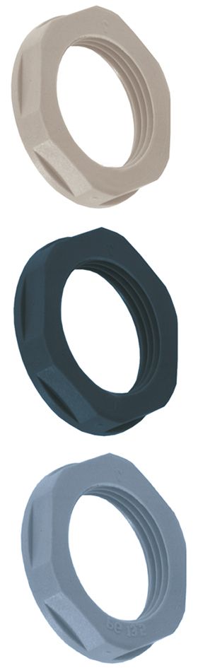 Gegenmutter M20 PA unbeh sw Glasf.verst Polyamid (PA) Schlagfest