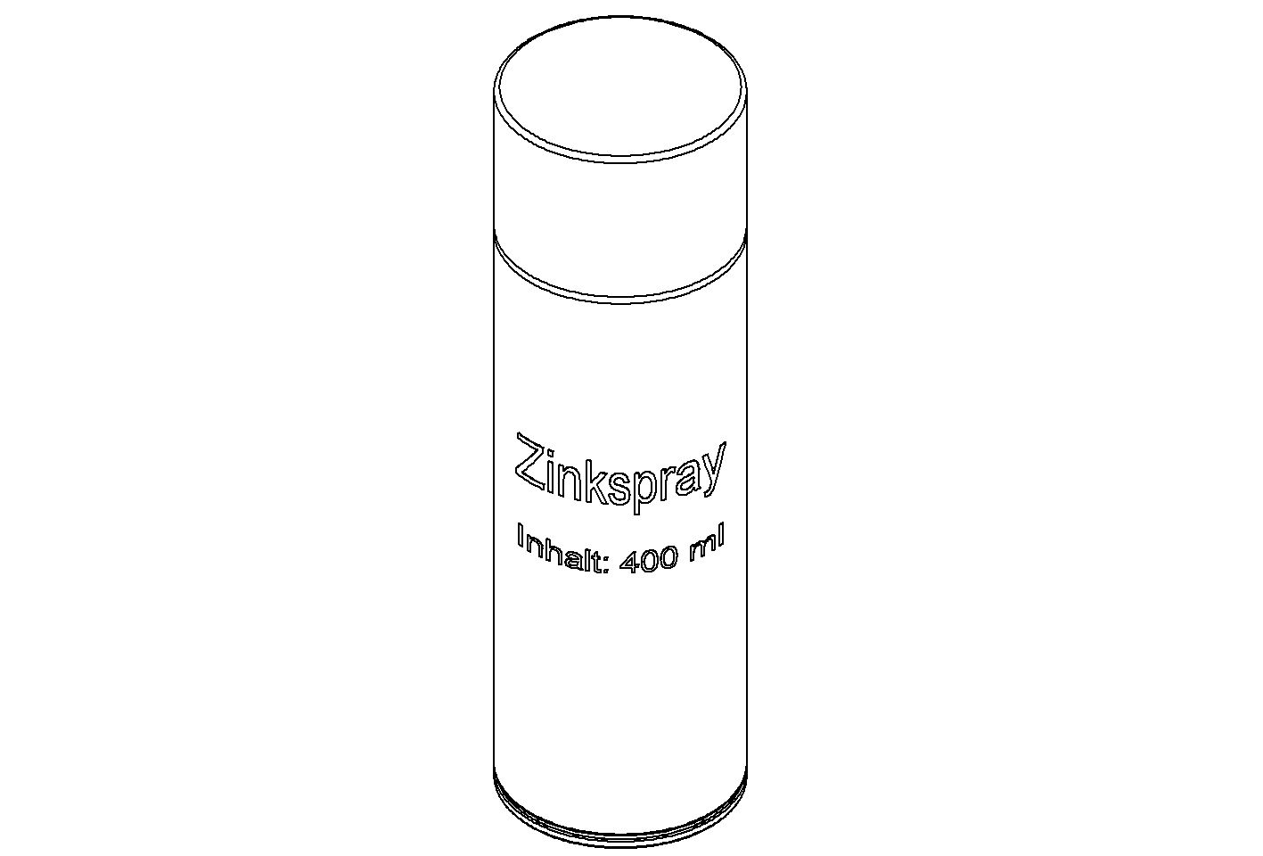 Zink-Spray 400ml Metallbau