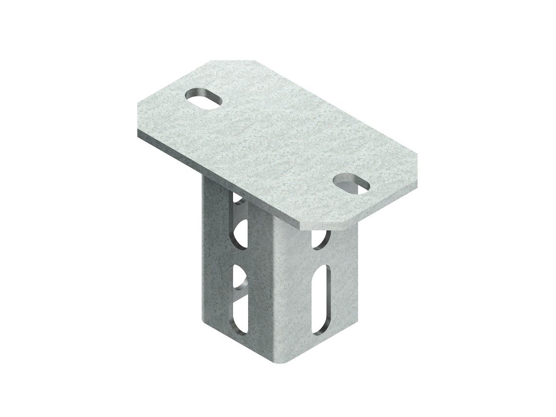 Schraubkopfplatte U-Profil f.Deckenmont Geeignet für Deckenmontage 90°