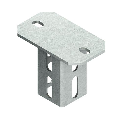 Schraubkopfplatte U-Profil f.Deckenmont Geeignet für Deckenmontage 90°