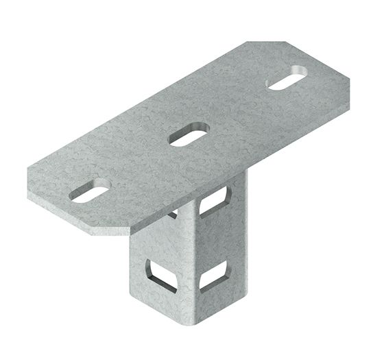 Schraubkopfplatte U-Profil f.Deckenmont 90°