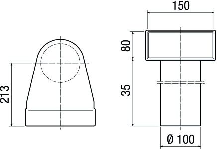 Luftkanalreduzierstück ST