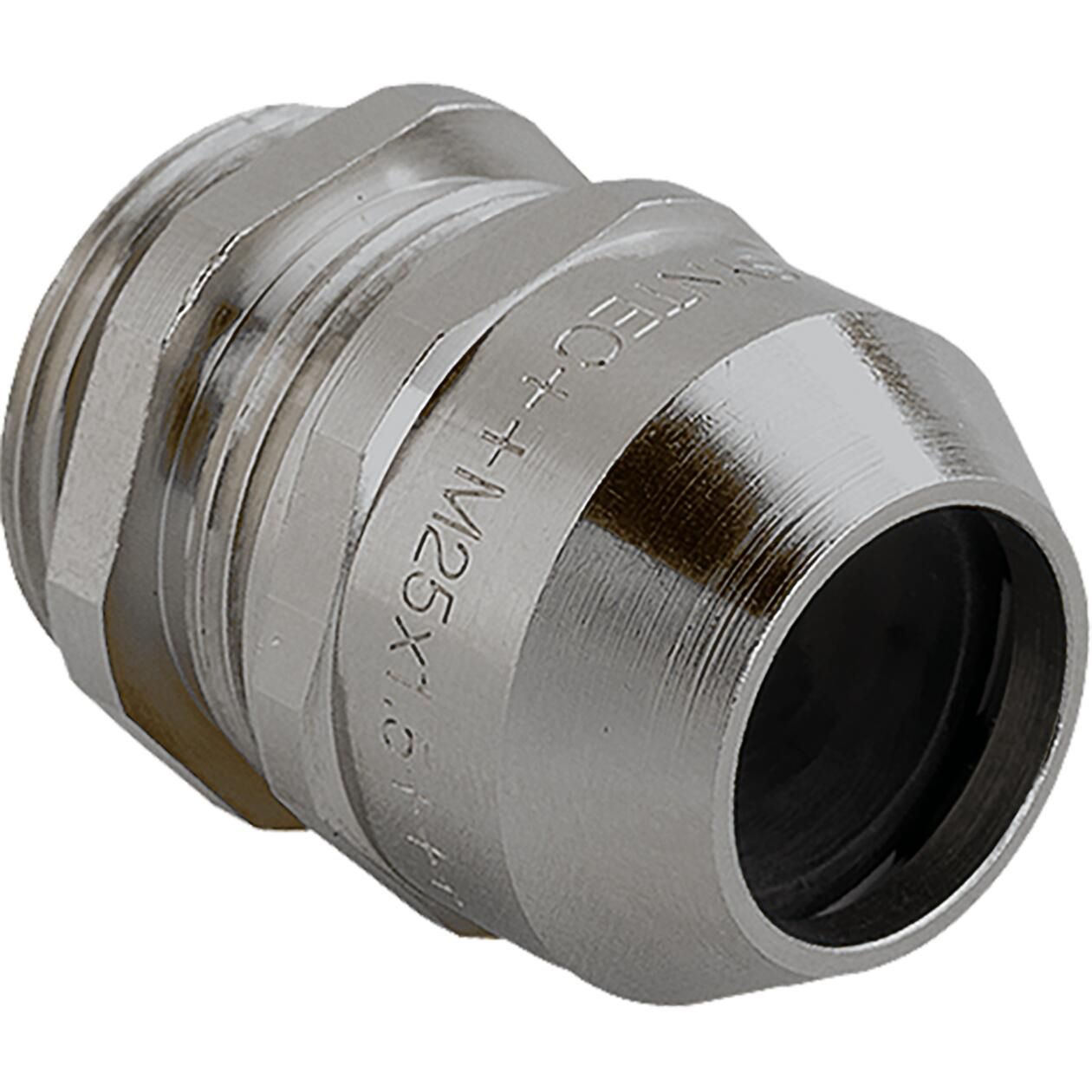 Kabelverschraubung M16 Ms si vernick 5mm IP68 ger m.Zugentlastung