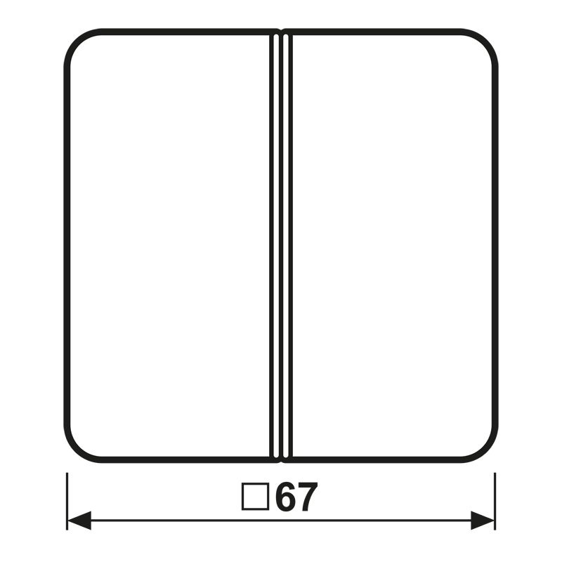 Wippe Serien Schalter CD ws glz