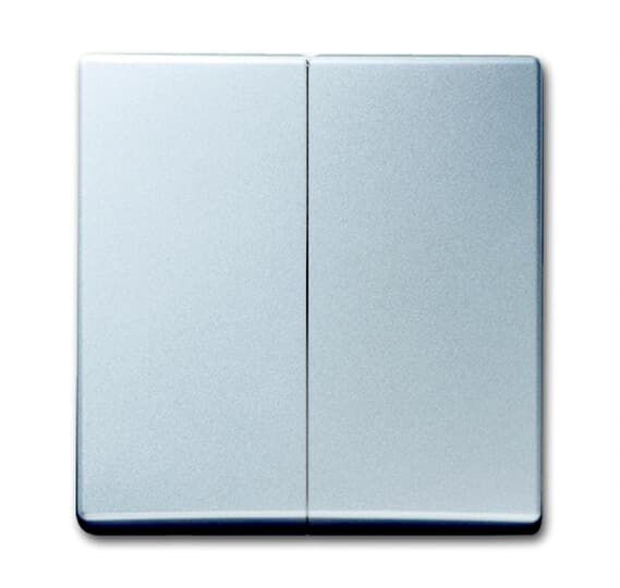 Wippe Serien Schalter Allwetter 44 alu-si mt aluminium-silber