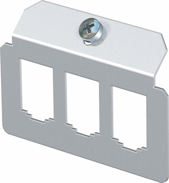 Vollplatte Mod-Jack 3f alu Schraubbef VP ohne