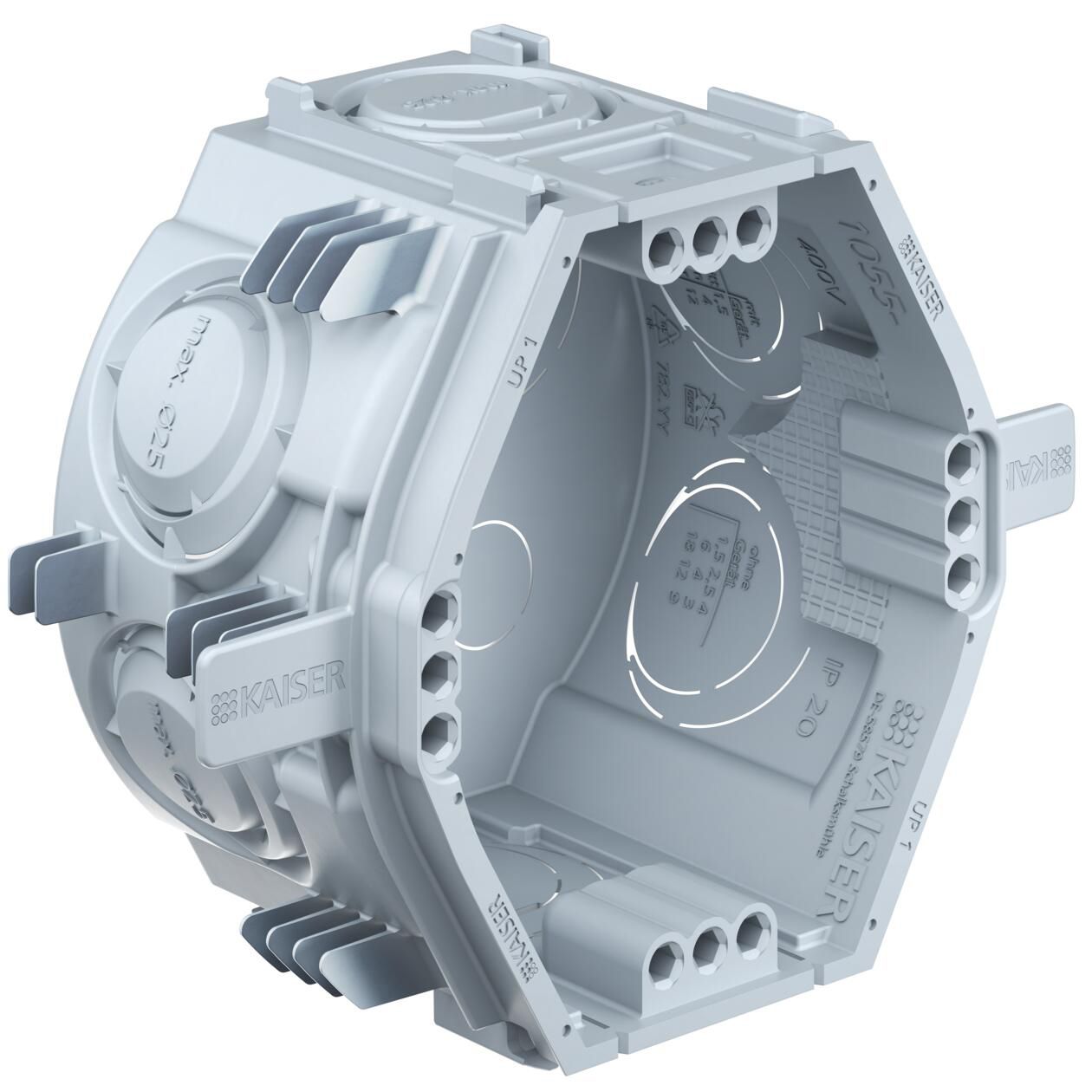 Gerätedose UP luftd ECON Ø68x46mm Kst rnd IP2X