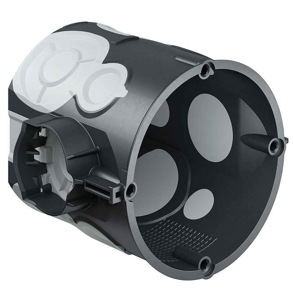 Verbindungsdose UP luftd Ø60x66mm Kst IP2X Ger/VerbDose/kast rnd