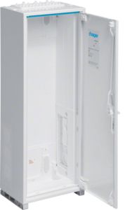 Zählergehäuse AP IP44 Stahlbl ET205mm 300x950x205mm