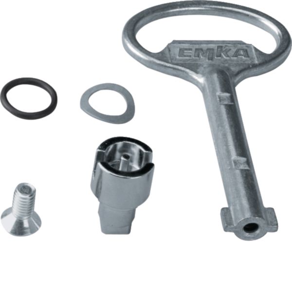 Schließung Schlüssel Doppelbart Knebel