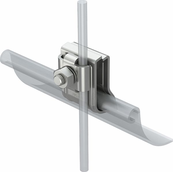 Dachrinnenklemme Ø8mm 15-25mm V2A unbeh Edelstahl (V2A) SKT-Schr