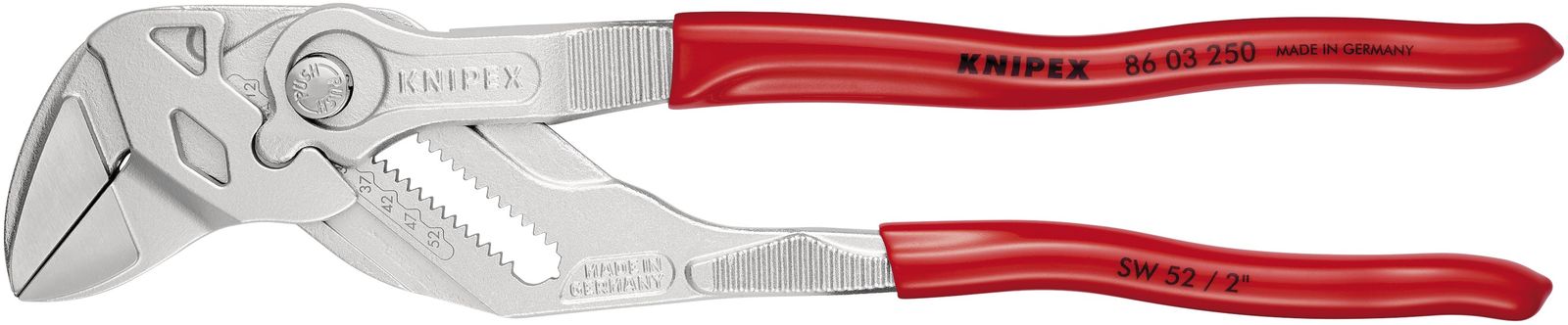 Zangenschlüssel SW52 B8mm L250mm isol