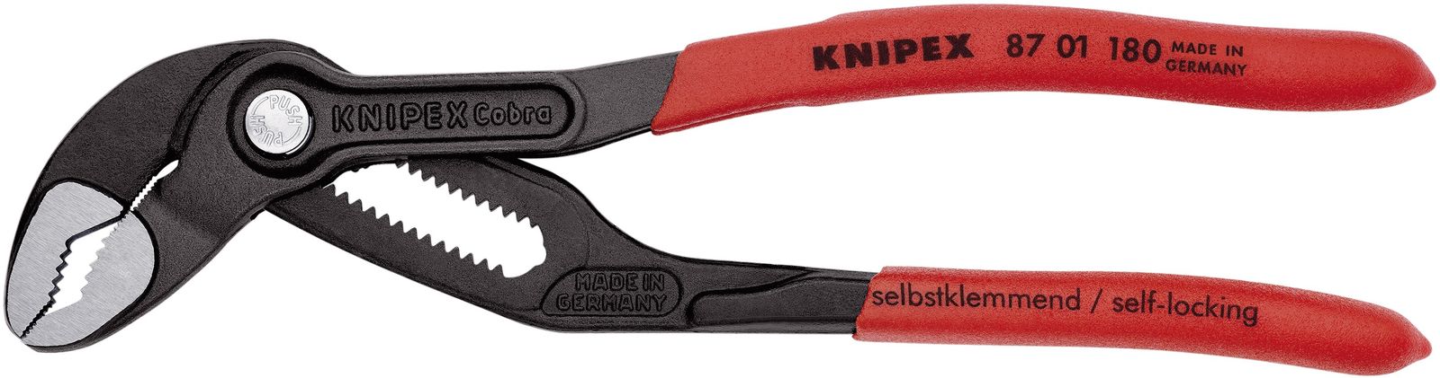 Wasserpumpenzange 180mm Cobra 2Komp Rillengel