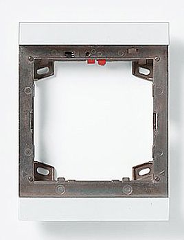 Rahmen-Türstation 1f UP dgr Zink 99,5x131x27mm