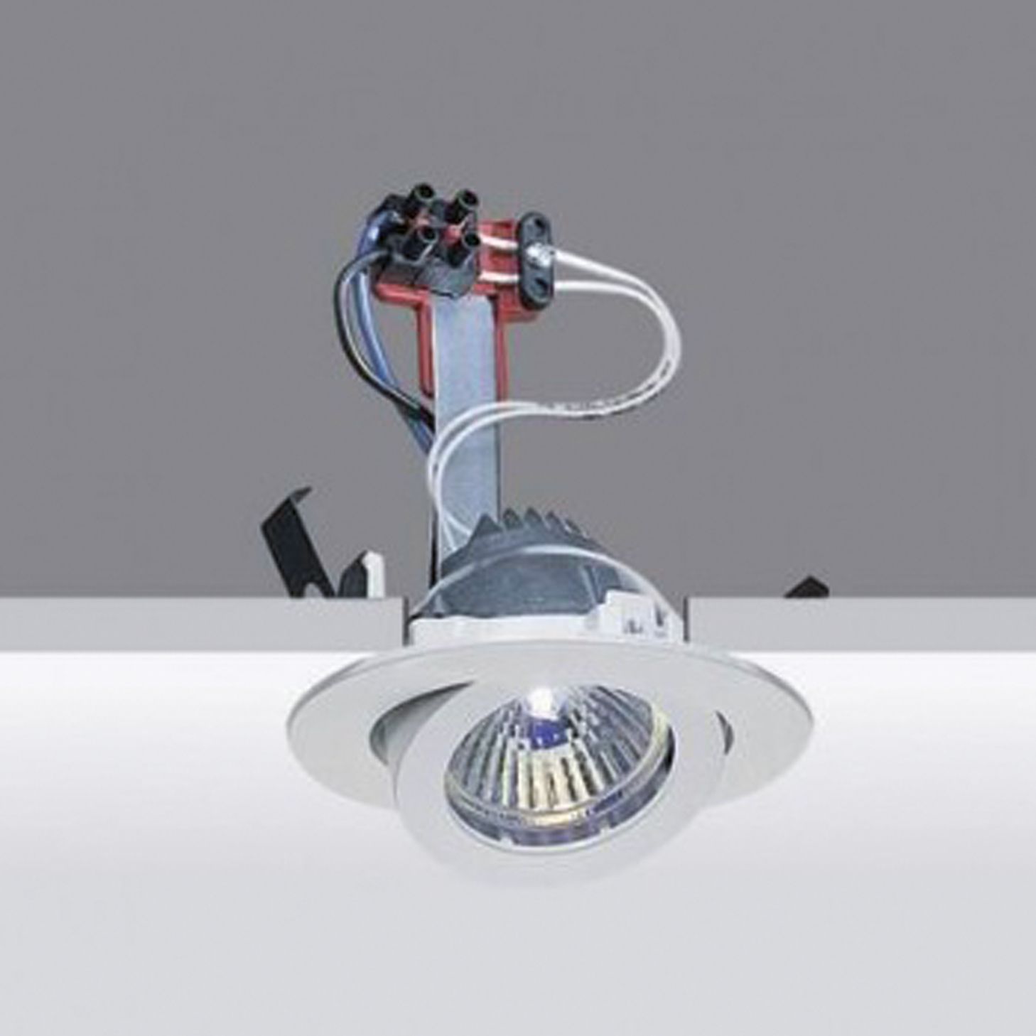 Einbaustrahler 50W Konv GU5,3 chr mt ST IP23