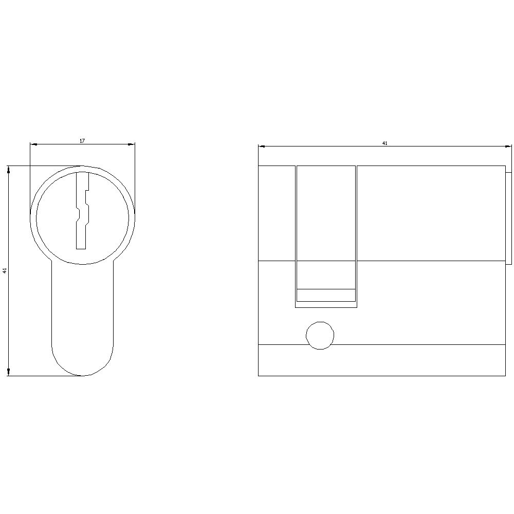 Schließeinrichtung f. Profilhalbzylinder