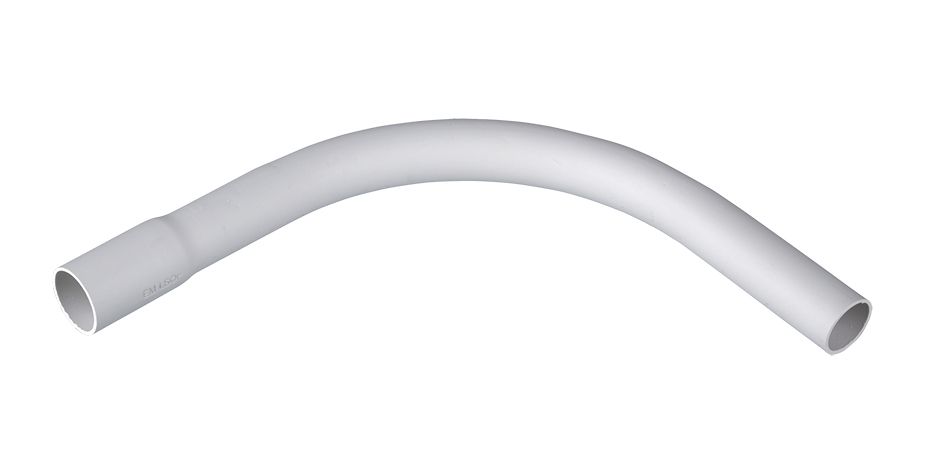 Steckbogen Ø63mm Kst unbeh Muffe hfr gr Mit Muffe