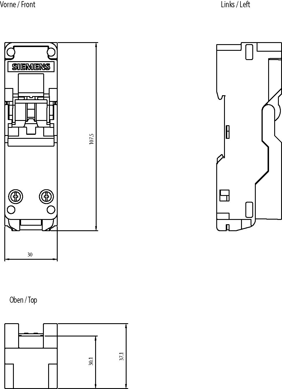 Steckverbinder f. SIMATIC Busnetzwerke
