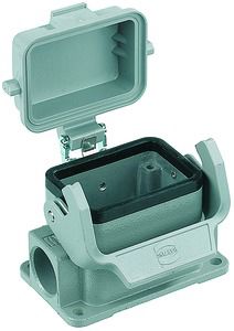 Sockelgehäuse Han B Längsbügel Alu IP65 70x51,5x82mm seitl