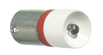 Kleinlampe 0,69W BA9s 230V rt Röhre Ø10x25mm einseitig gesockelt