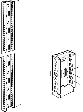 Hängestiel ST 600mm U-Profil