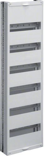 Verteilerfeld 9x12TE 250x1350x135mm m.Ausschn m.N-PE-Klemmen m.Abdeck